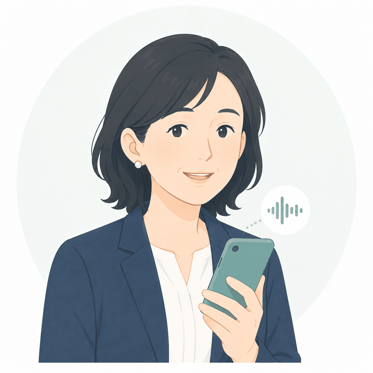 音声入力による記録負担の軽減のイメージ